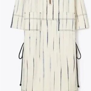 Tory Burch Wavelength Tie Dye Denim Dress Size 2